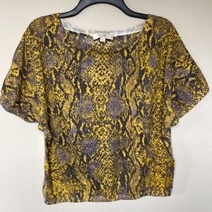 LOFT Snakeskin Print Sweater